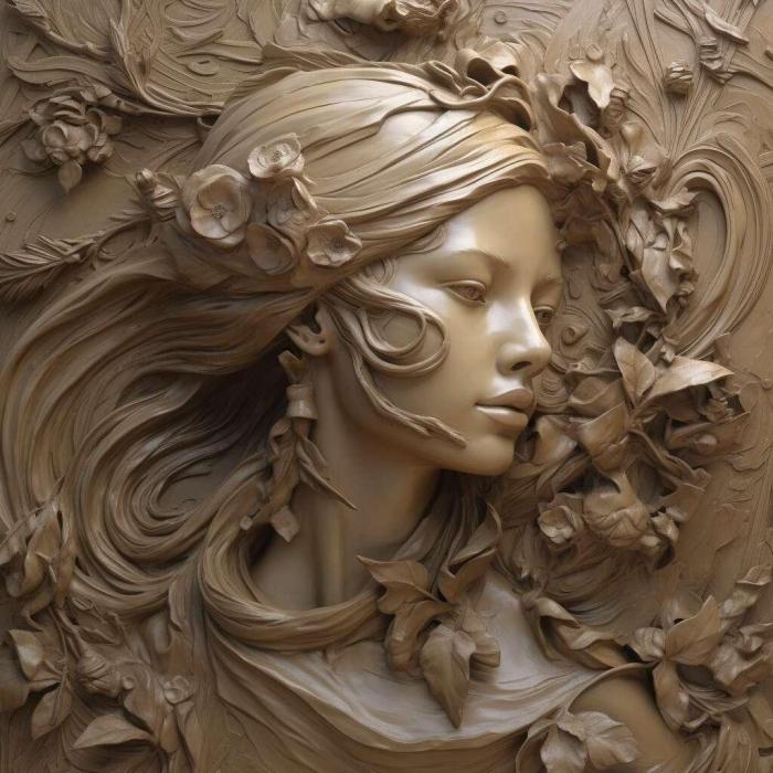 نموذج ثلاثي الأبعاد لآلة CNC 3D Art 